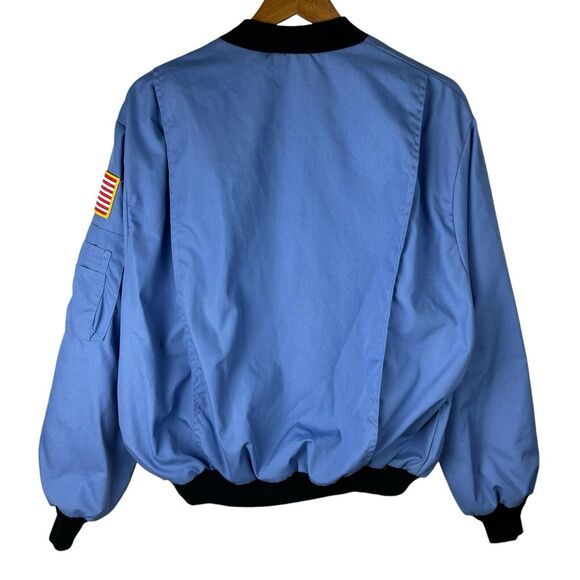 VTG 80s NASA Space Camp Mens Sz M Jacket USA Space Gear Jacket Huntsville ALA - Picture 6 of 10
